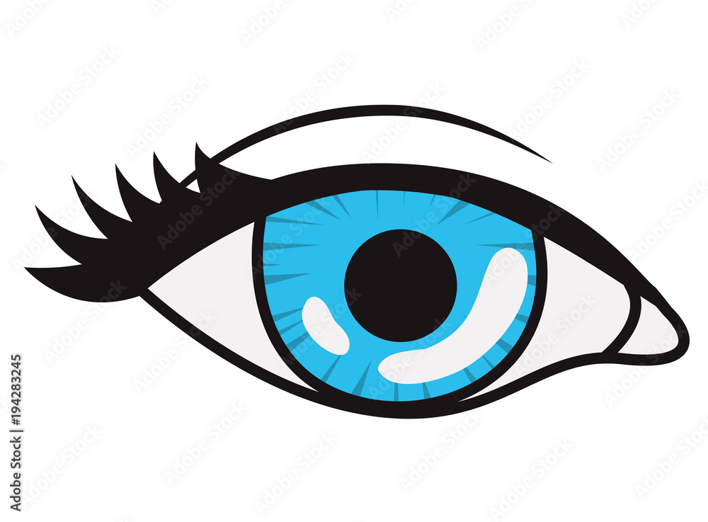 eye human pop art icon vector illustration design eye human pop art icon vector illustration design