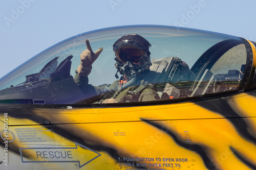 Fighter jet pilot