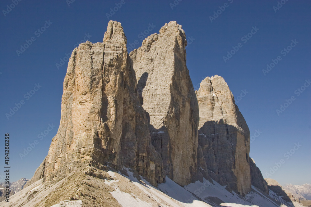 Fototapeta premium Drei Zinnen - Wahrzeichen der Dolomiten
