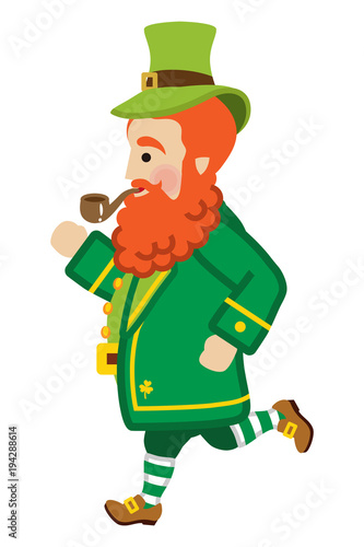 Running Leprechaun - Side view