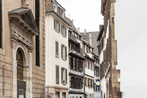 Street view of downtown in Mulhouse city, France © ilolab