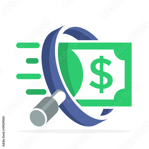 icon logo for business finance, audit services