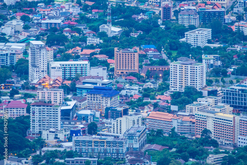Aerial view of Chiang Mai City in Thailand