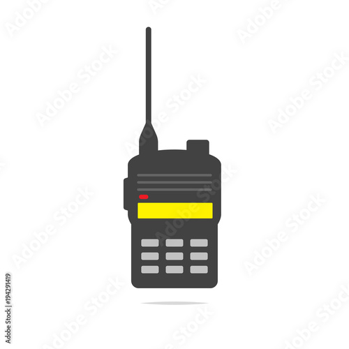 Walkie talkie icon vector