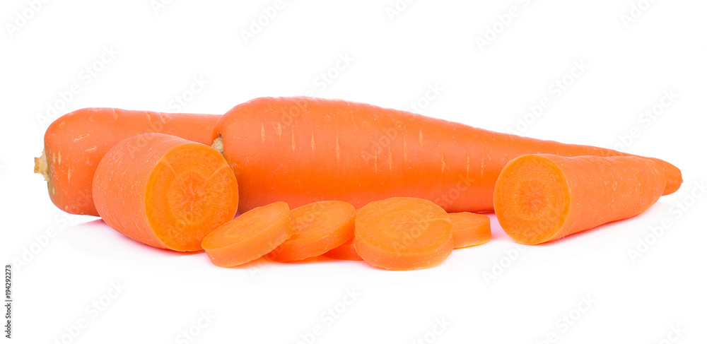 fresh Carrots isolated on white background fresh Carrots isolated on white background