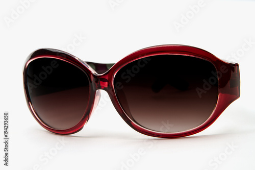 woman's sunglasses over white