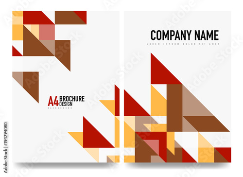 Free Download Business brochure cover layout, flyer a4 template - GFXLoad