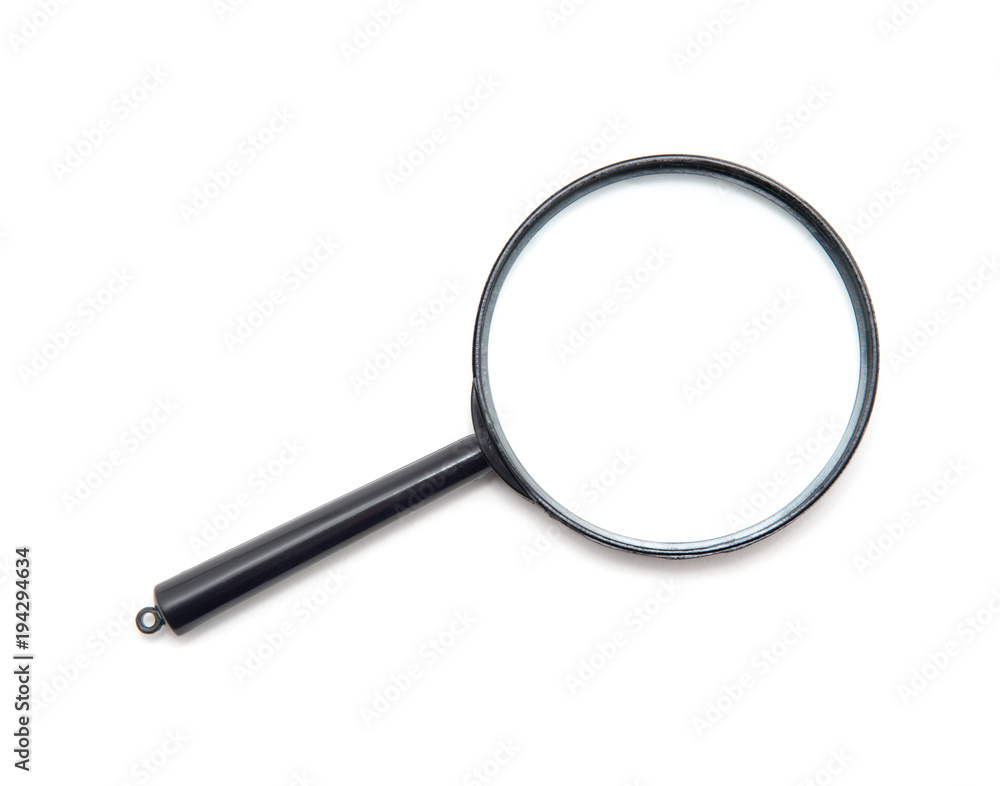 Magnifying glass isolated on white background Magnifying glass isolated on white background