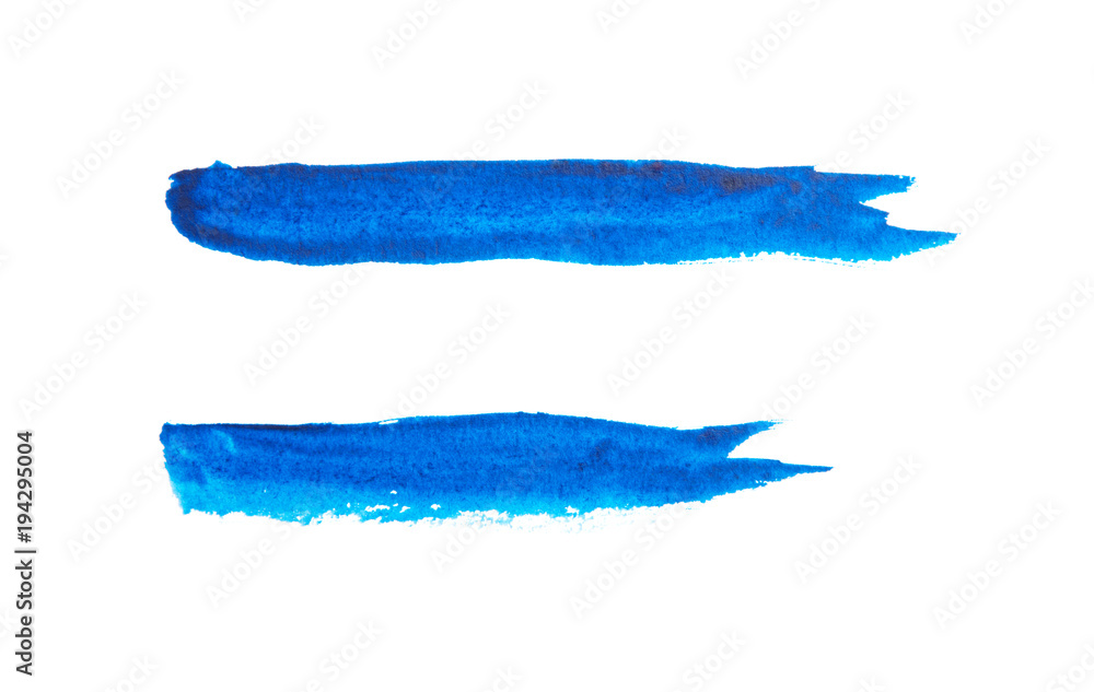 Blue abstract background in watercolor style Blue abstract background in watercolor style