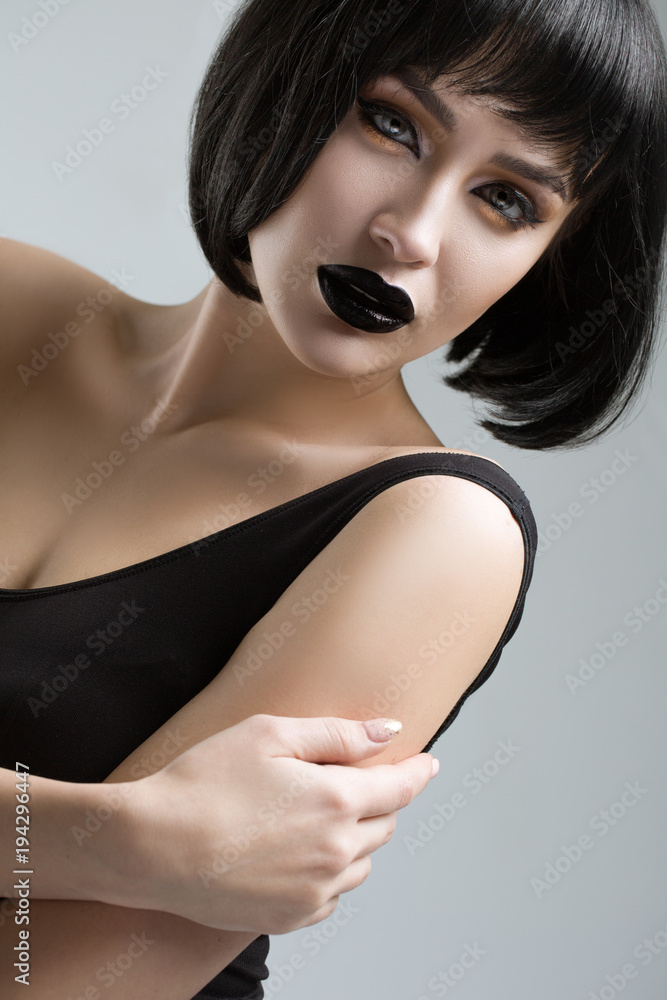 Fototapeta premium panther in a female body