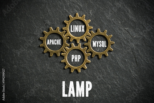 Photography LAMP ist Kombination aus Linux, Apache, MySQL und PHP