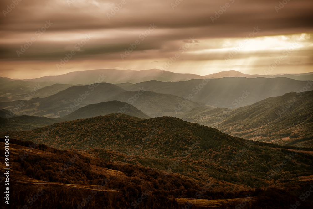 Fototapeta premium Bieszczady - mountains in Poland