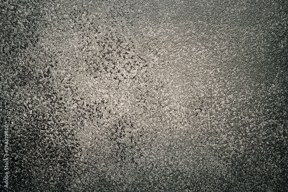 Black concrete wall with grunge for abstract background.