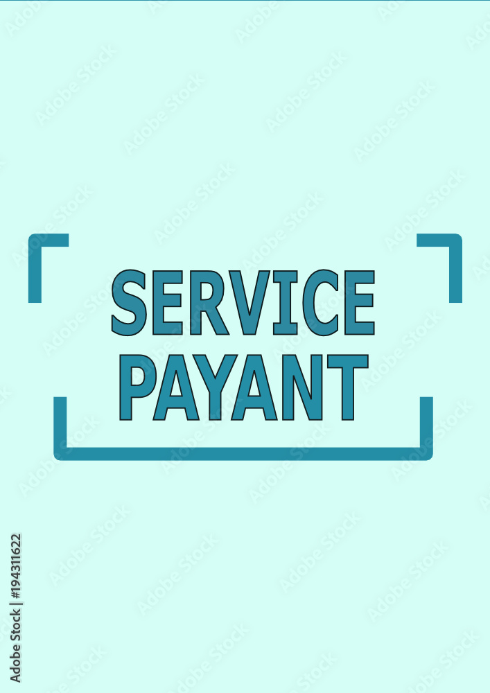SERVICE PAYANT,tampon bleu SERVICE PAYANT,tampon bleu