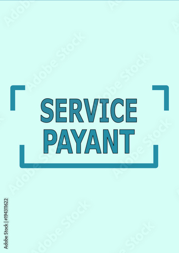 SERVICE PAYANT,tampon bleu