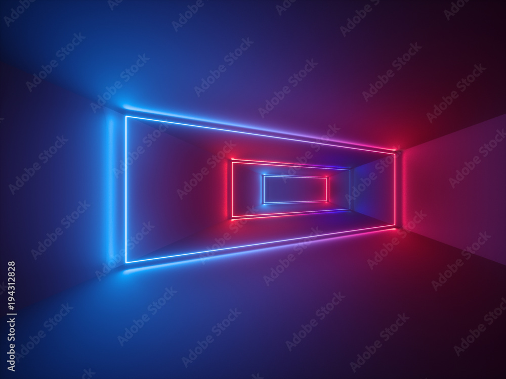 3d rendering, glowing lines, neon lights, abstract psychedelic background, ultraviolet, product showcase template, vibrant colors, lasershow