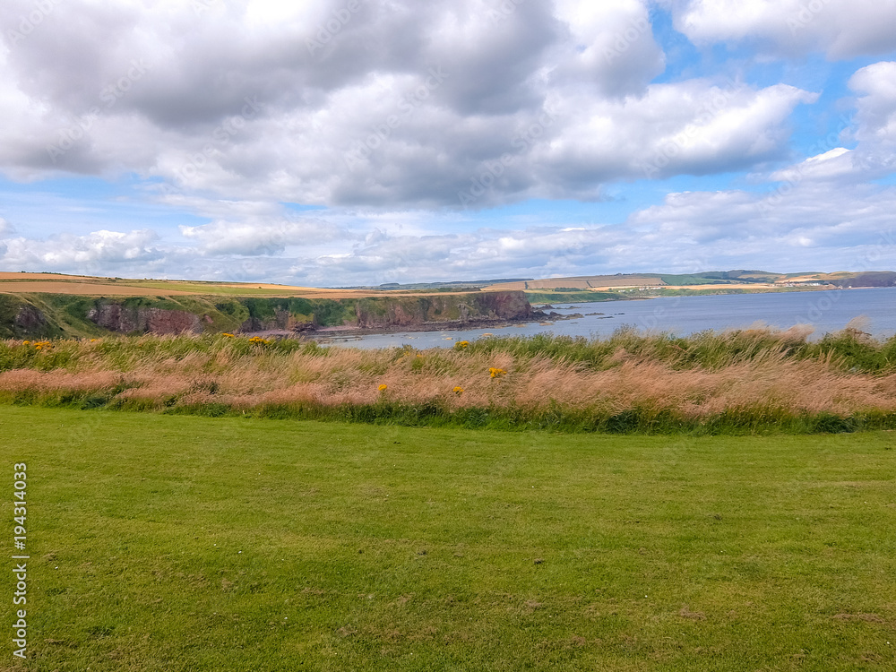 Naklejka premium Scotland coastal landscape