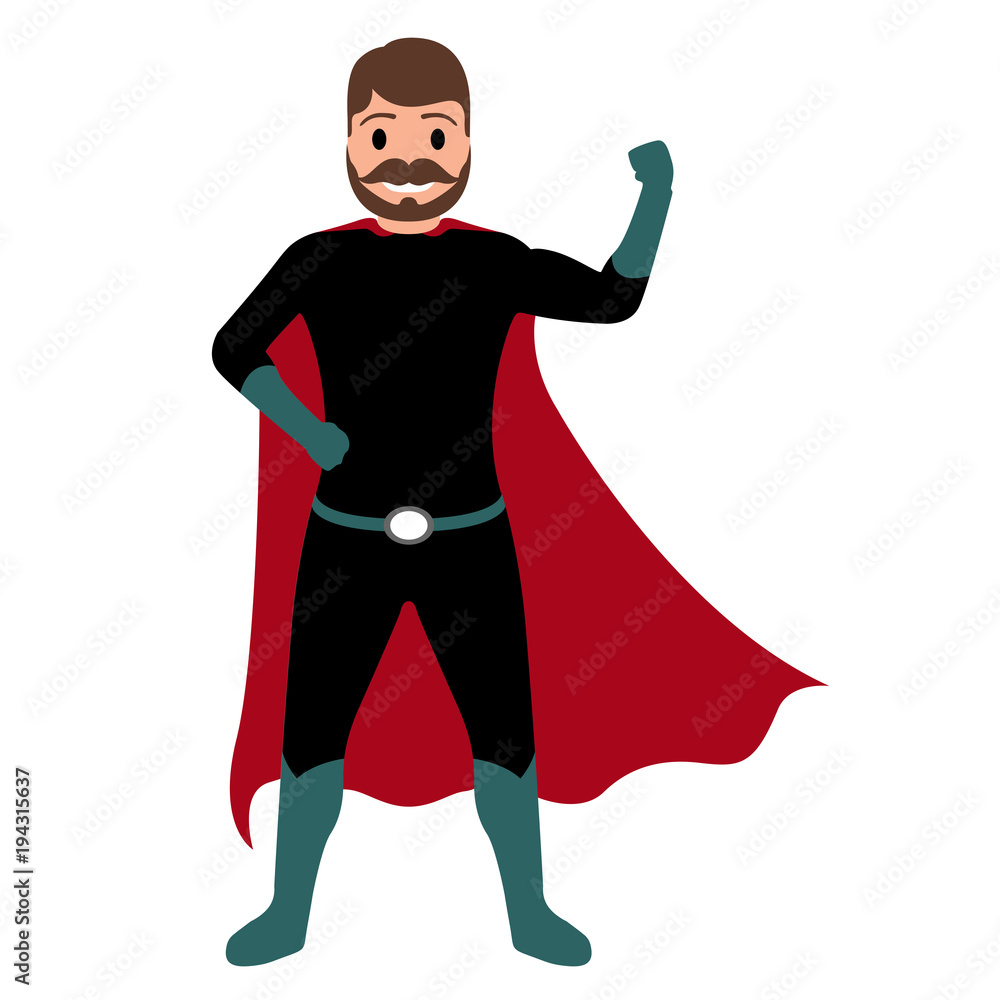 Superdad cartoon character Superdad cartoon character