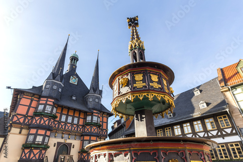 historic town hall wernigerode germany