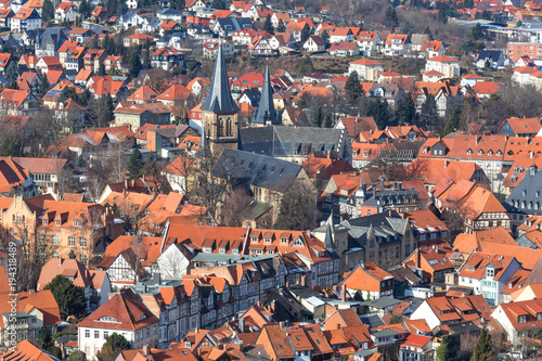wernigerode harz germany from above