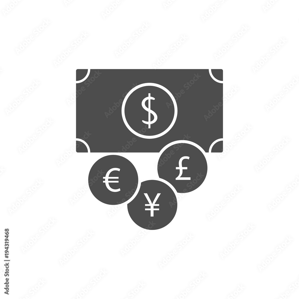 money icon.Element of popular banking icon. Premium quality graphic design. Signs, symbols collection icon for websites, web design,