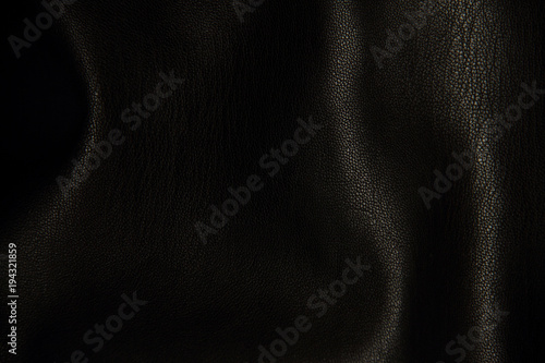 black leather wrinkled background