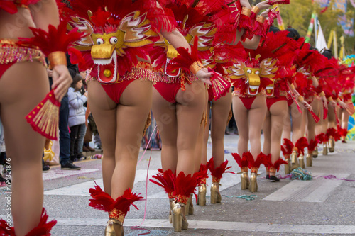 Carnival (Carnaval) Parade festival dancers