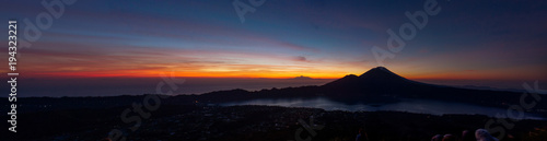 Sunrise on the top of Mount Batur, Bali/Indonesia