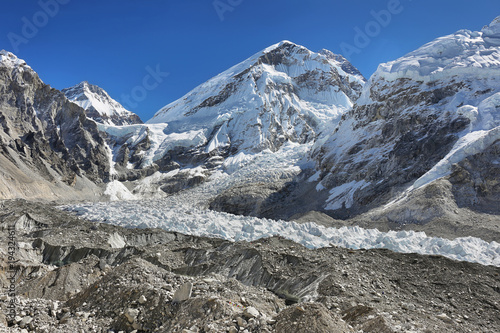 Changtse and Everest peaks from Everest Base Camp, 5545m