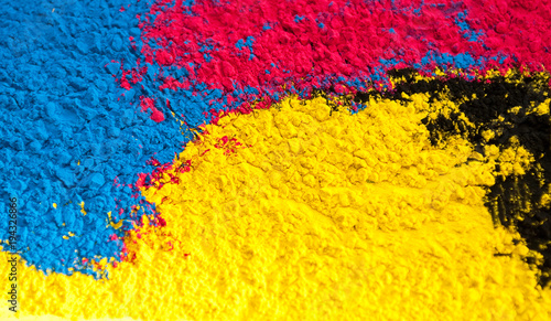 Foto CMYK colour toner for printer