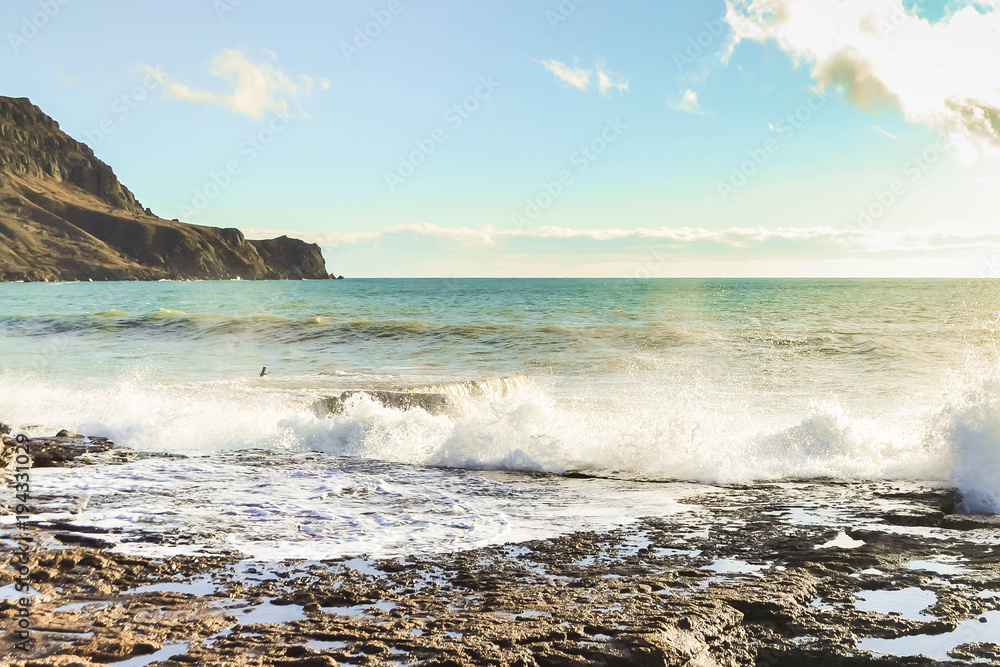 Obraz premium Storm at sea