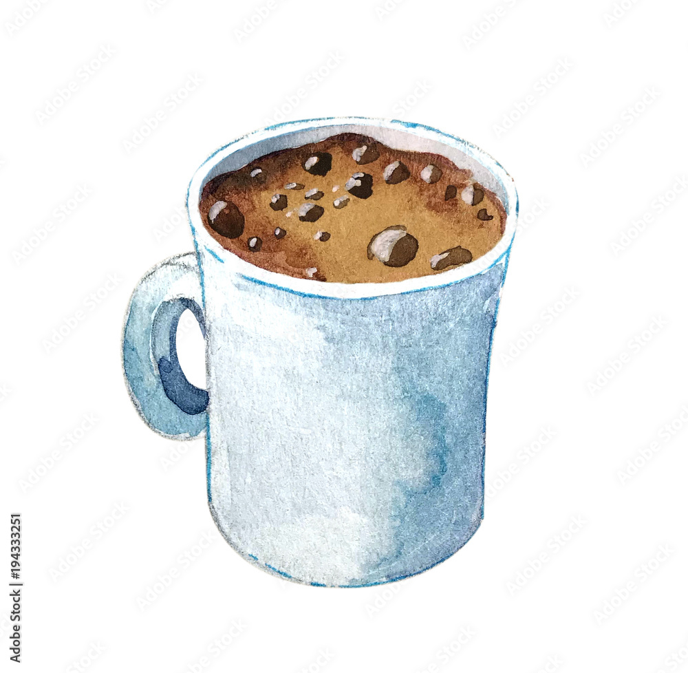 Watercolor Coffee Cup" Images – Browse 12 Stock Photos, Vectors, and Video  | Adobe Stock
