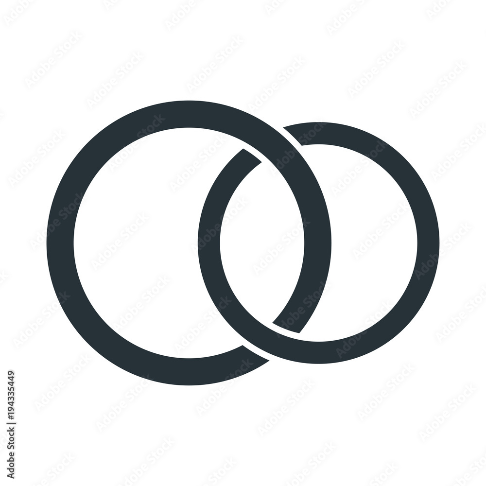Gold wedding ring icon. Proposal for marriage, matchmaking and betrothal. Flat vector cartoon illustration. Objects isolated on white background. Gold wedding ring icon. Proposal for marriage, matchmaking and betrothal. Flat vector cartoon illustration. Objects isolated on white background.