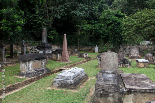 Brittish Garrison Cemetery at Kandy, Sri Lanka