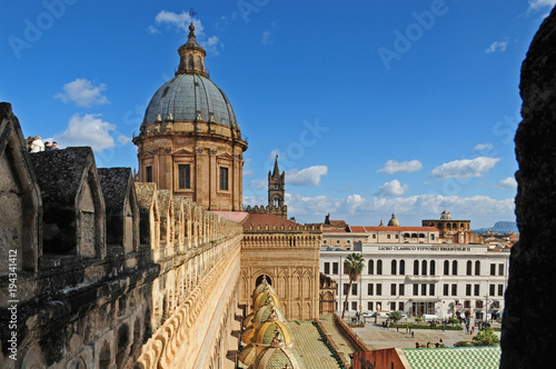 La Cattedrale di Palermo dai tetti