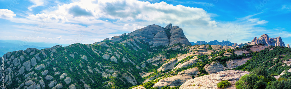 Mountain Montserrat Catalonia Spain.