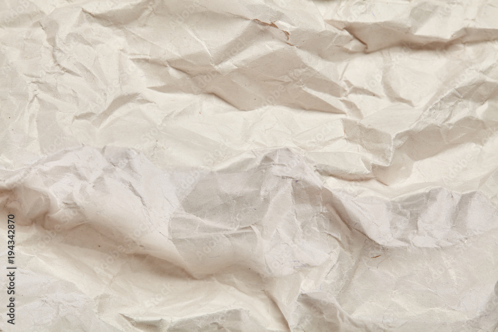 Fototapeta premium Crumpled paper texture.