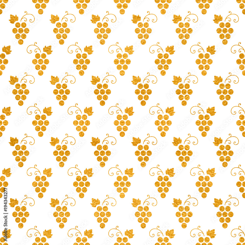 Golg textured seamless pattern of grapes Golg textured seamless pattern of grapes