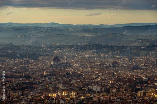Quadro su tela View of Florence from Fiesole