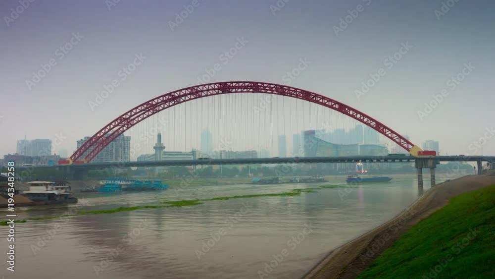 rainy day wuhan city famous qingchuan bridge riverside bay panorama 4k timelapse china
rainy day wuhan city famous qingchuan bridge riverside bay panorama 4k timelapse china