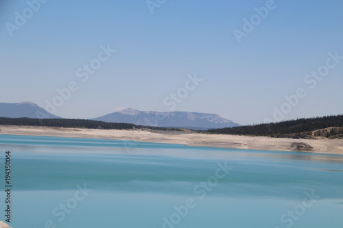 Low Waters Of Lake Abraham, Nordegg, Alberta