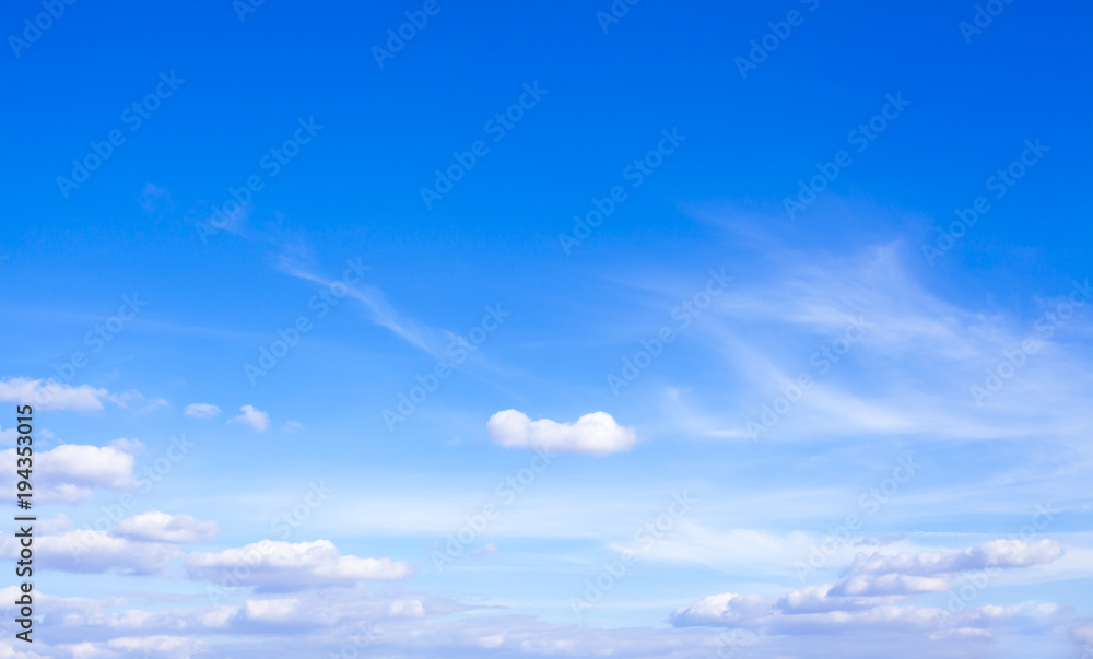 sky and white clouds