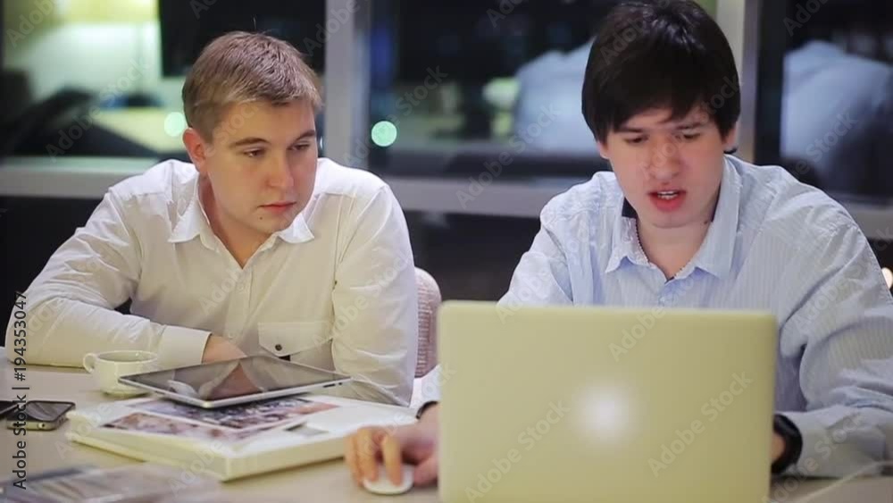 People working in office conversation People working in office conversation