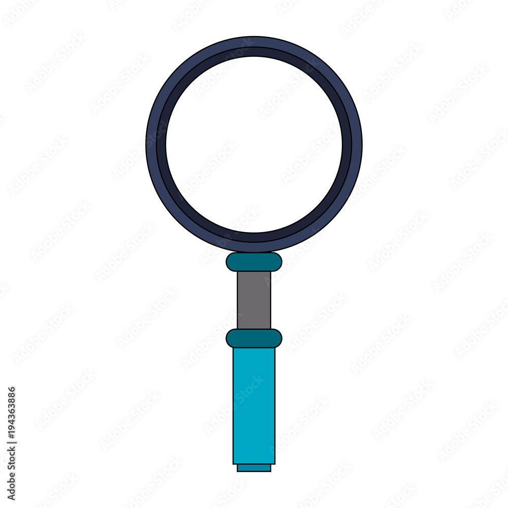 Magnifying glass tool vector illustration graphic design