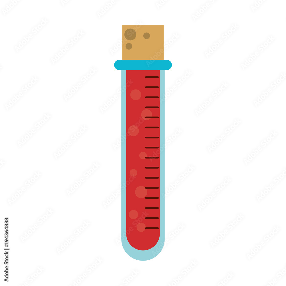Blood test tube vector illustration graphic design Blood test tube vector illustration graphic design