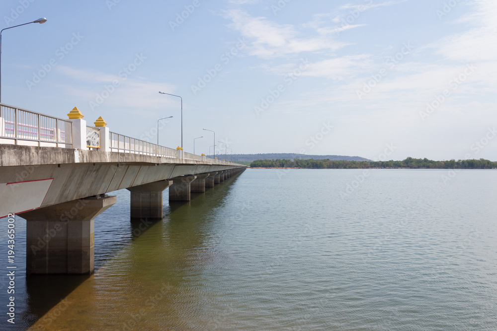 Thep Sada Bridge The longest river bridge in the country.