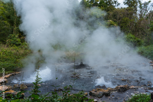 Geyser in Huai Nam Dang national park