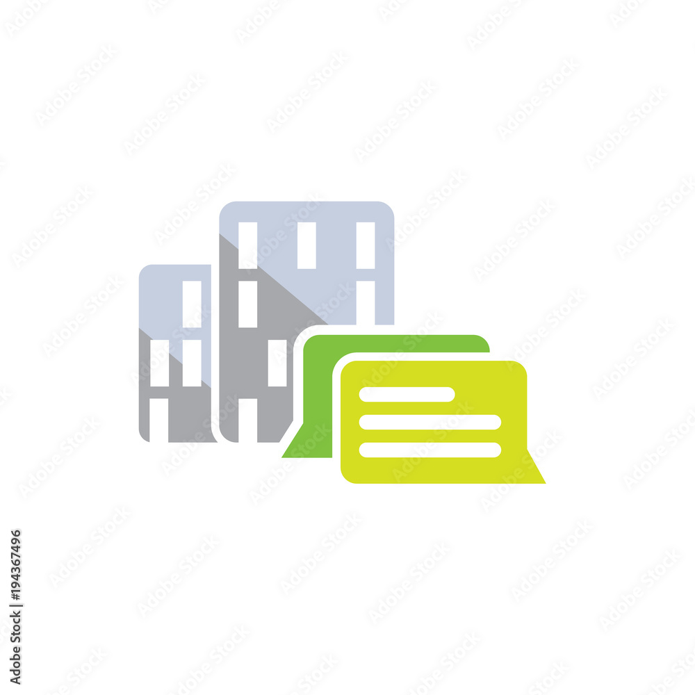 Chat Town Logo Icon Design Chat Town Logo Icon Design