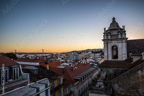 City Landscape at Sunset in Portugal  © Joseph