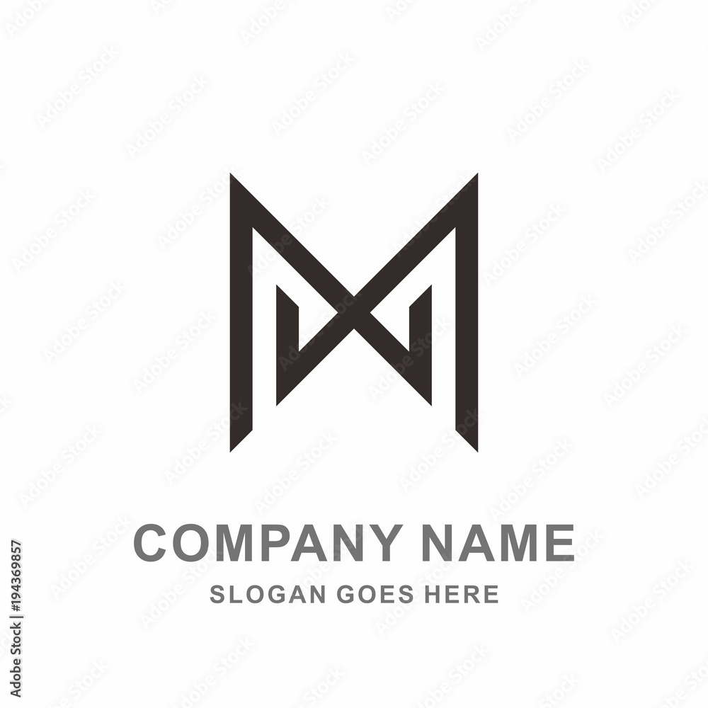Monogram Letter M Geometric Square Architecture Interior Construction Business Company Stock Vector Logo Design Template Monogram Letter M Geometric Square Architecture Interior Construction Business Company Stock Vector Logo Design Template